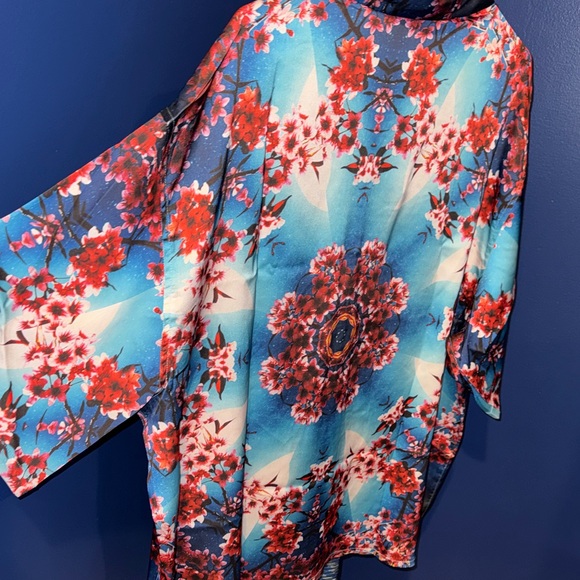 ASOS- NWOT Floral Button Down Shirt Size Large - Picture 11 of 13